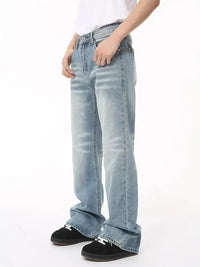Men's Washed Loose Fit Jeans