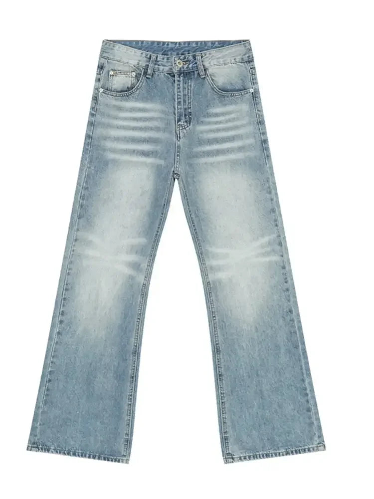 Men's Washed Loose Fit Jeans