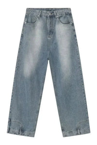 Men's Washed Loose Jeans with Pockets - Update AvenueTrendsi100400618249033100400618249033Men's Washed Loose Jeans with PocketsMedium
