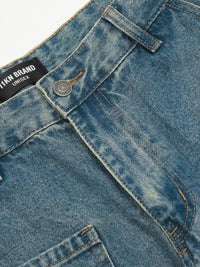 Men's Washed Multi - Pocket Cargo Jeans - Update AvenueTrendsi100400083798421100400083798421Men's Washed Multi - Pocket Cargo JeansVintage Blue