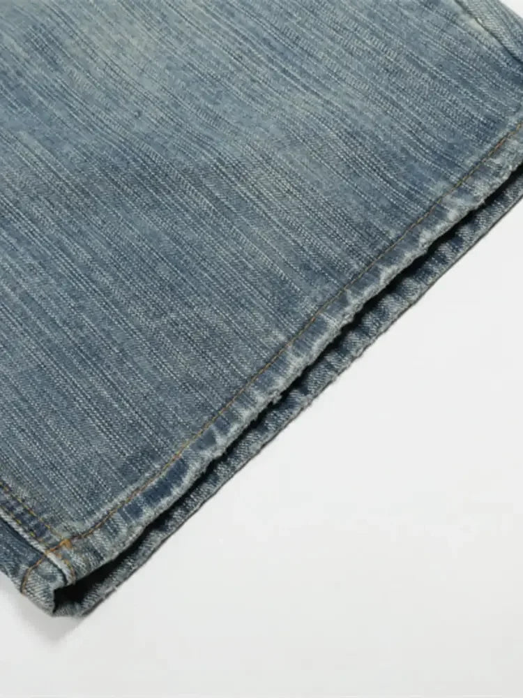 Men's Washed Relaxed Fit Baggy Jeans