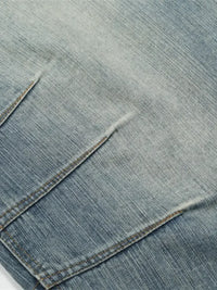 Men's Washed Relaxed Fit Baggy Jeans