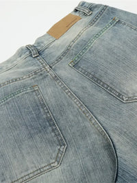Men's Washed Relaxed Fit Baggy Jeans