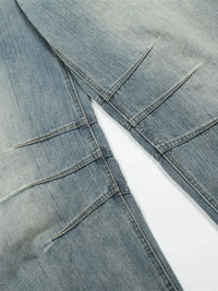Men's Washed Relaxed Fit Baggy Jeans
