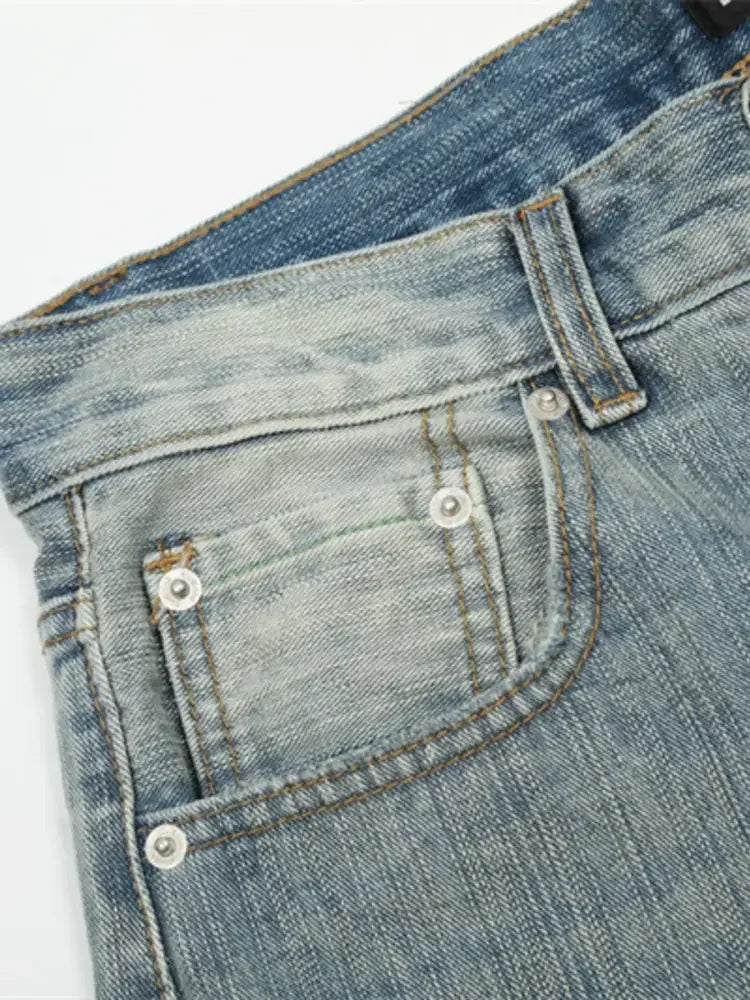 Men's Washed Relaxed Fit Baggy Jeans
