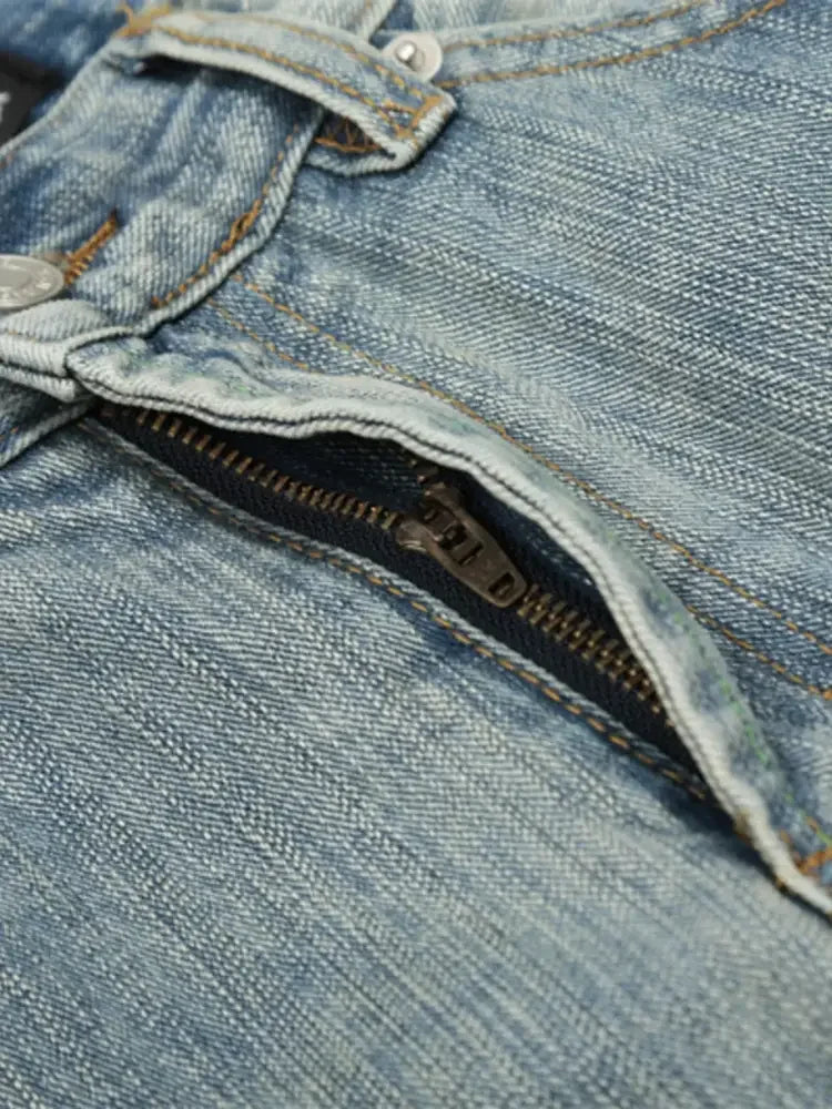 Men's Washed Relaxed Fit Baggy Jeans
