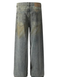 Men's Washed Relaxed Fit Denim Jeans