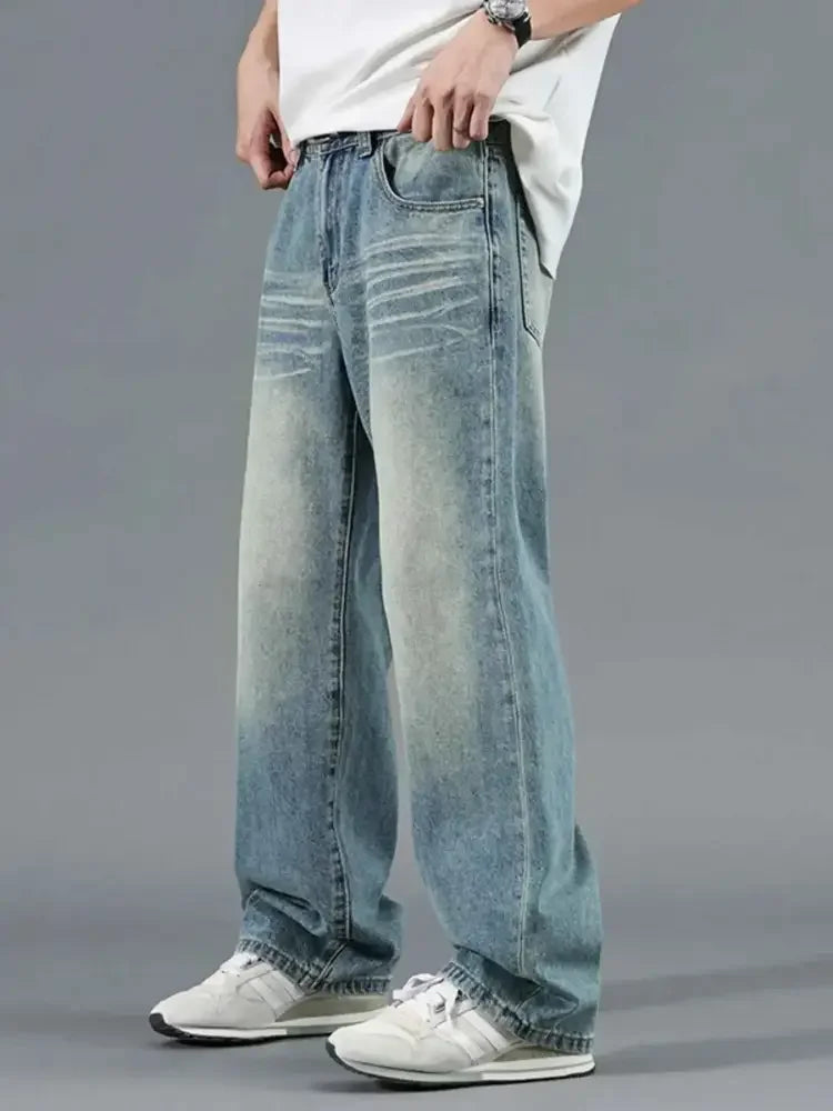 Men's Washed Relaxed Fit Jeans