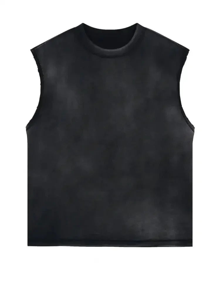 Men's Washed Round Neck Sleeveless Top - Update AvenueTrendsi100400311824281100400311824281aed87523 - a7ef - 4720 - 9c28 - fee19bd6bd5b - Max - OriginBlack