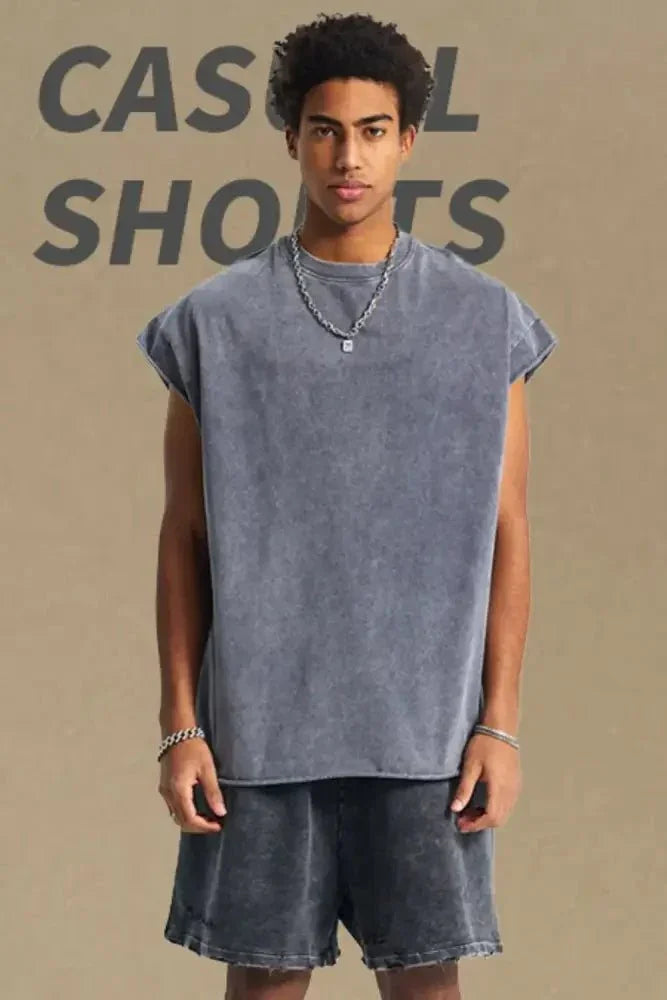 Men's Washed Round Neck Tank - Update AvenueTrendsi100400364701920100400364701920eba16479 - 6ed8 - 4b73 - abbc - 543599005415 - Max - OriginGray