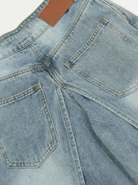 Men's Washed Straight Jeans with Side Zipper - Update AvenueTrendsi100400039083968100400039083968Men's Washed Straight Jeans with Side ZipperBlue