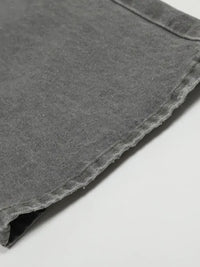 Men's Washed Straight Leg Jeans