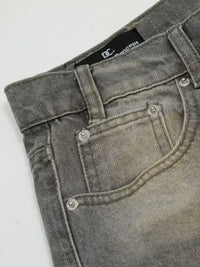 Men's Washed Straight Leg Jeans