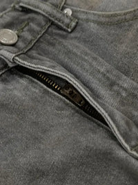Men's Washed Straight Leg Jeans