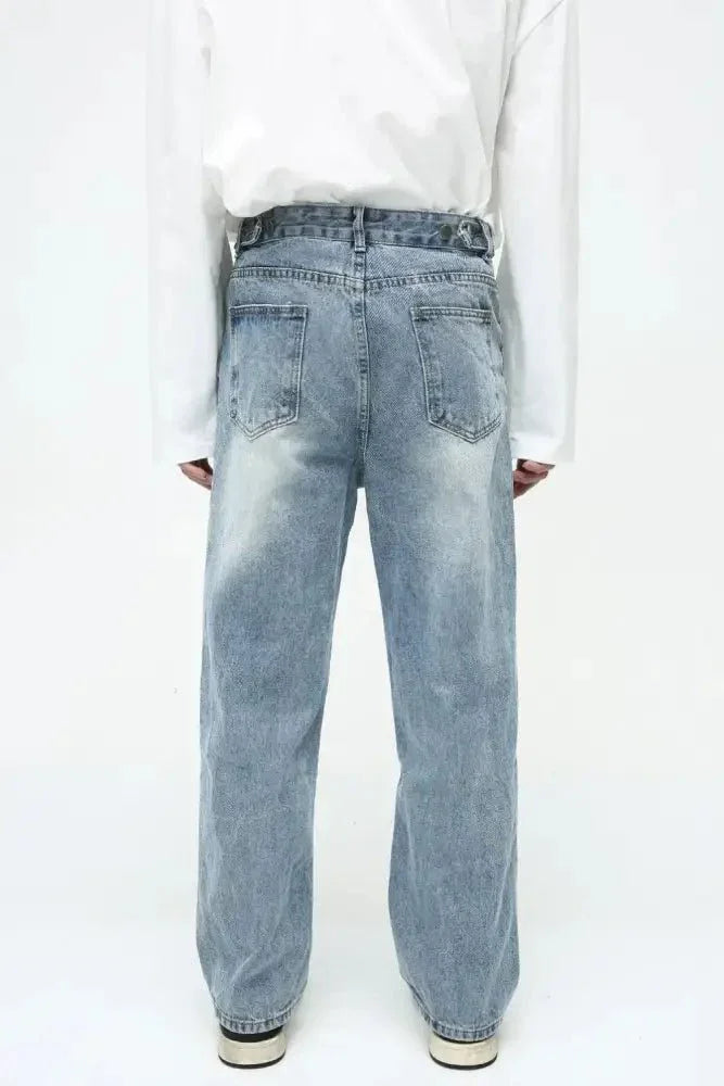 Men's Washed Straight - Leg Jeans - Update AvenueTrendsi100400736130645100400736130645Men's Washed Straight - Leg JeansMedium