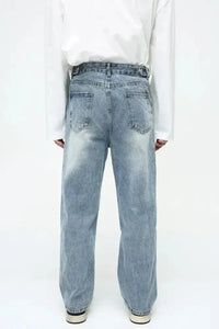 Men's Washed Straight - Leg Jeans - Update AvenueTrendsi100400736130645100400736130645Men's Washed Straight - Leg JeansMedium