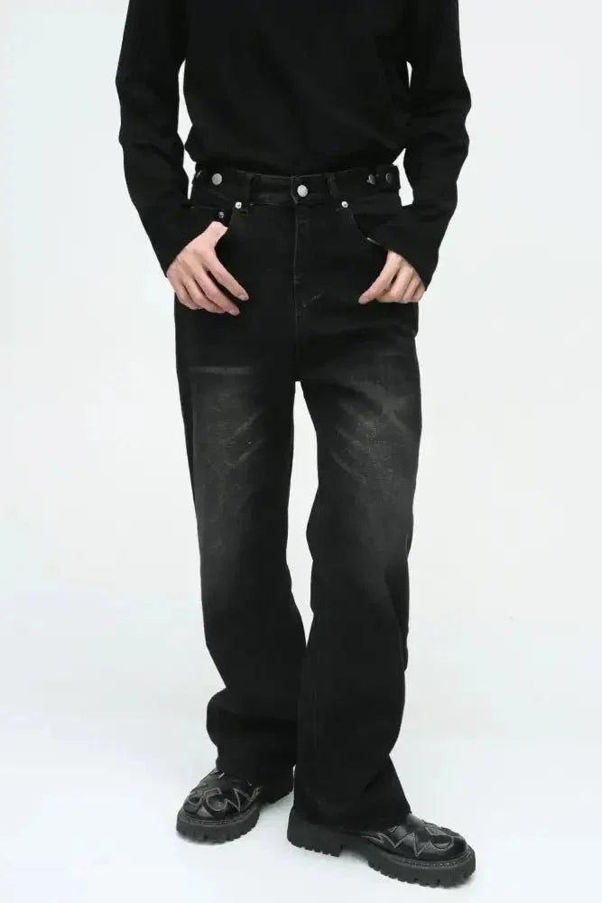 Men's Washed Straight - Leg Jeans - Update AvenueTrendsi100400736132396100400736132396Men's Washed Straight - Leg JeansDark