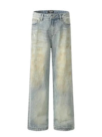 Men's Washed Wide - Leg Distressed Jeans - Update AvenueTrendsi100400089721051100400089721051Men's Washed Wide - Leg Distressed JeansDirty Mud Blue
