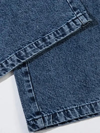Men's Washed Wide Leg Graphic Jeans - Update AvenueTrendsi100400469074920100400469074920Men's Washed Wide Leg Graphic JeansBlue
