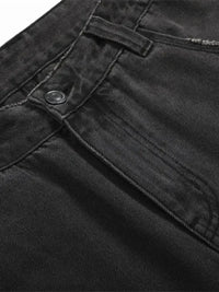 Men's Washed Wide Leg Jeans