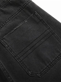Men's Washed Wide Leg Jeans