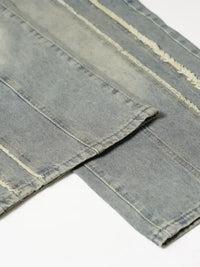 Men's Washed Wide Leg Jeans