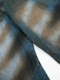 Men's Washed Wide Leg Jeans