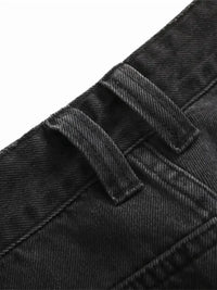 Men's Washed Wide Leg Jeans