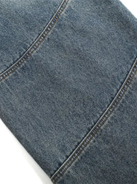Men's Washed Wide Leg Jeans