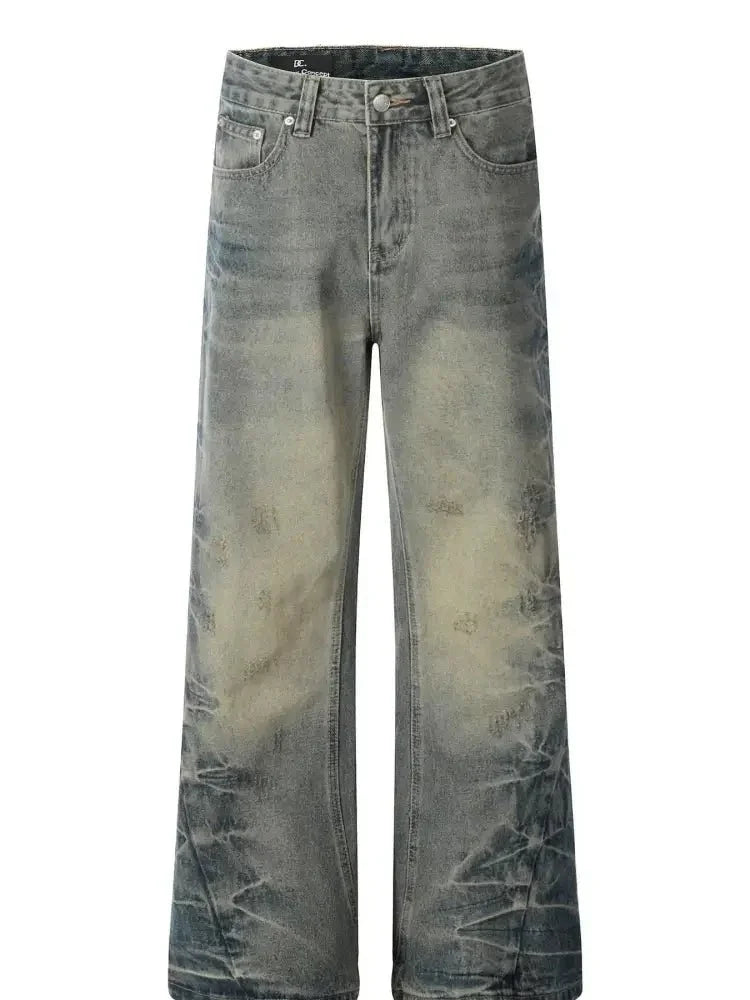 Men's Washed Wide - Leg Jeans - Update AvenueTrendsi100400019369954100400019369954Men's Washed Wide - Leg JeansBlue