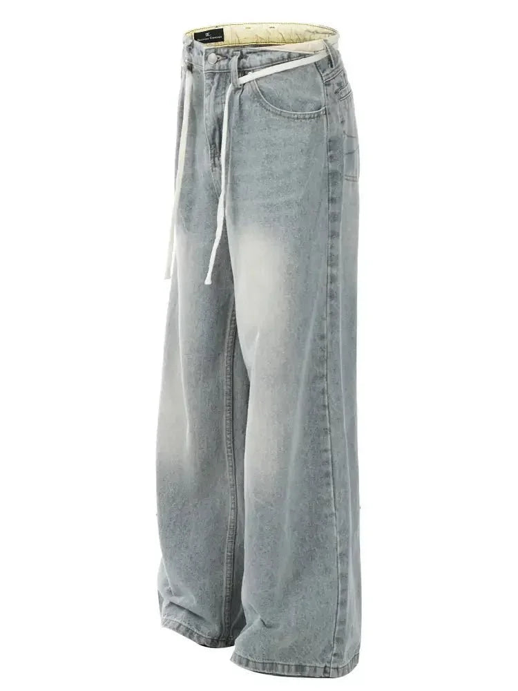 Men's Washed Wide - Leg Jeans - Update AvenueTrendsi100400220299330100400220299330Men's Washed Wide - Leg JeansBlue