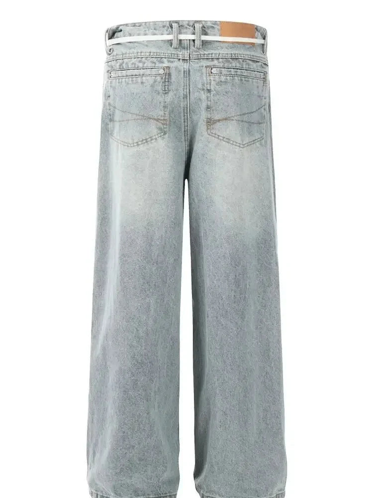 Men's Washed Wide - Leg Jeans - Update AvenueTrendsi100400220299330100400220299330Men's Washed Wide - Leg JeansBlue
