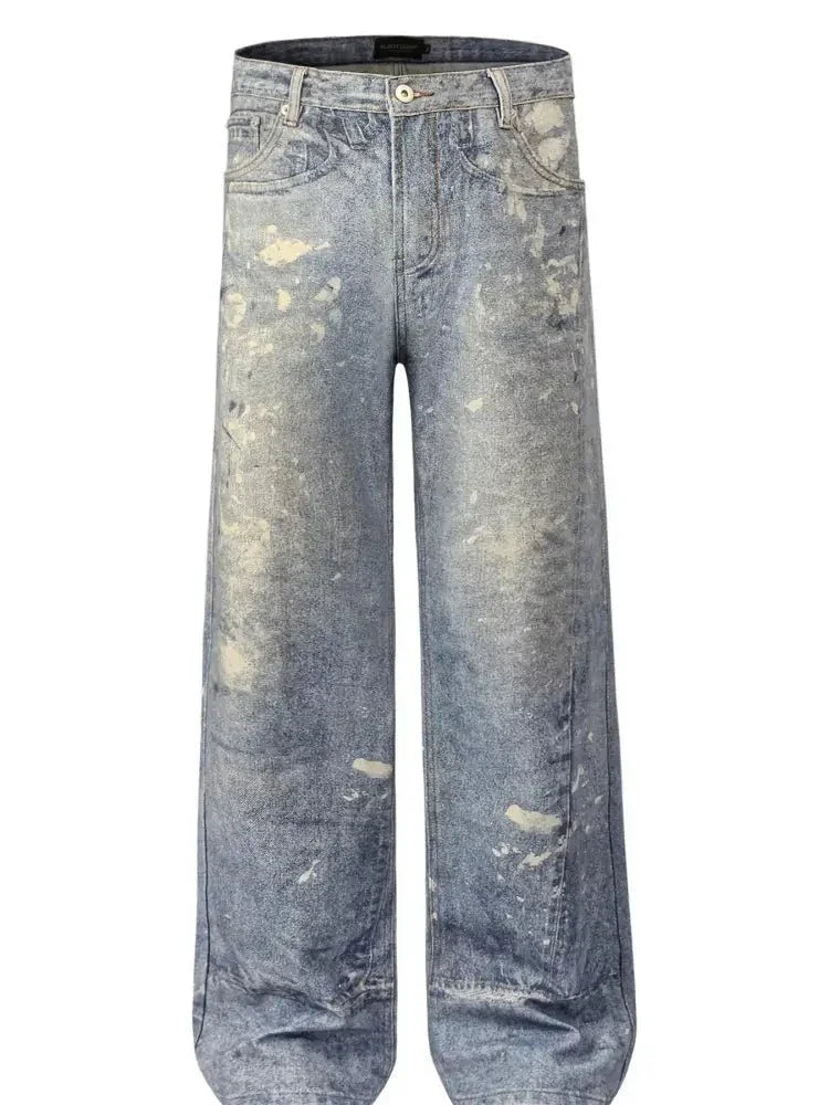 Men's Washed Wide Leg Jeans - Update AvenueTrendsi100400743268822100400743268822Men's Washed Wide Leg JeansWashed Blue