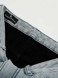 Men's Washed Wide Leg Relaxed Fit Denim Jeans