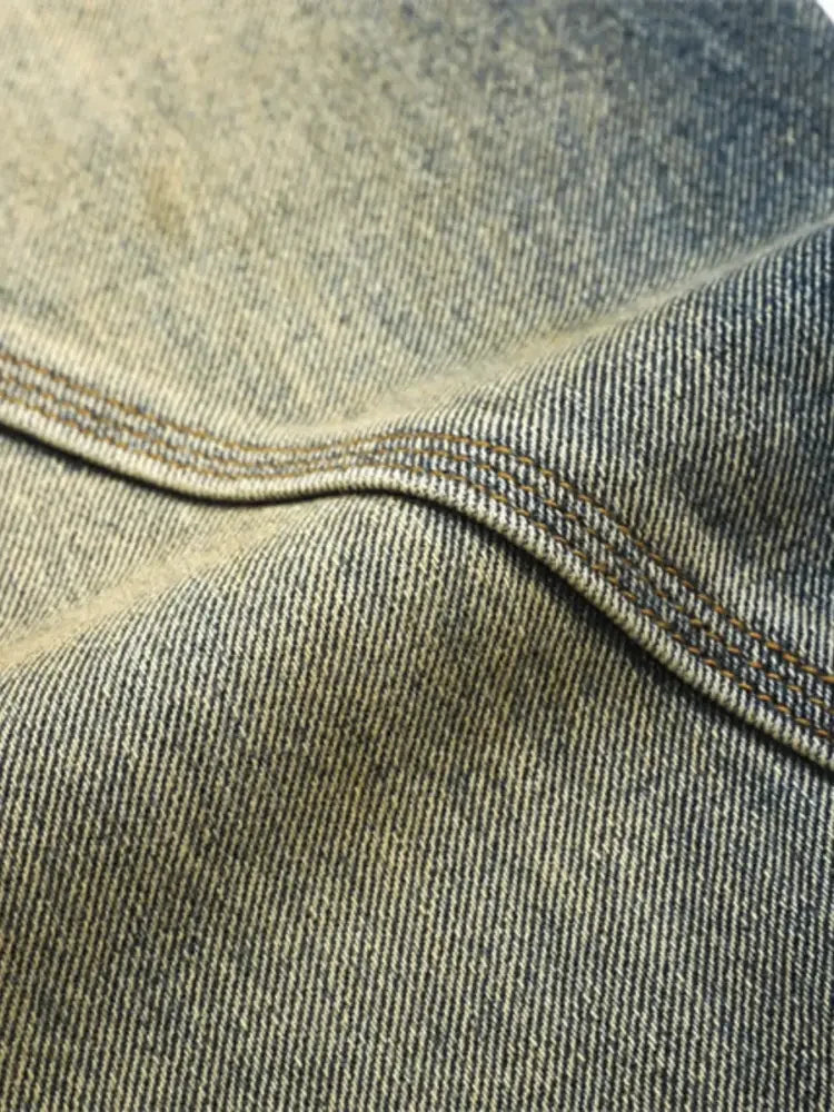 Men's Washed Wide Leg Relaxed Fit Jeans