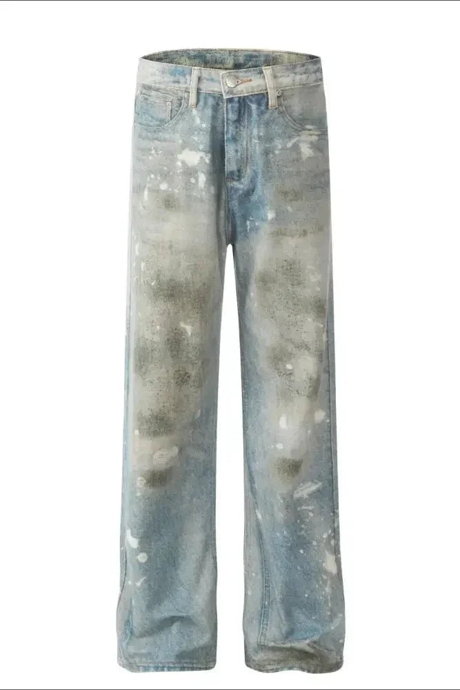 Men's Waste Soil Style Straight Leg Jeans - Update AvenueTrendsi100400630061427100400630061427Men's Waste Soil Style Straight Leg JeansMedium