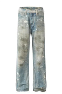 Men's Waste Soil Style Straight Leg Jeans - Update AvenueTrendsi100400630061427100400630061427Men's Waste Soil Style Straight Leg JeansMedium