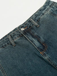Men's Wide-Leg Baggy Denim Jeans