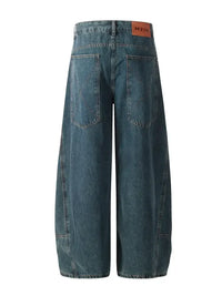Men's Wide-Leg Baggy Denim Jeans
