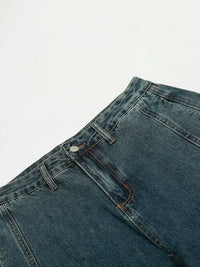 Men's Wide-Leg Baggy Denim Jeans