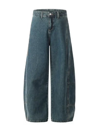 Men's Wide-Leg Baggy Denim Jeans