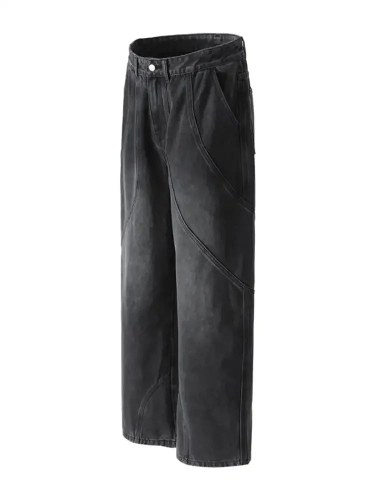 Men's Wide Leg Baggy Jeans