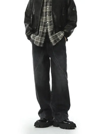 Men's Wide Leg Baggy Jeans