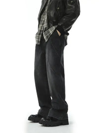 Men's Wide Leg Baggy Jeans