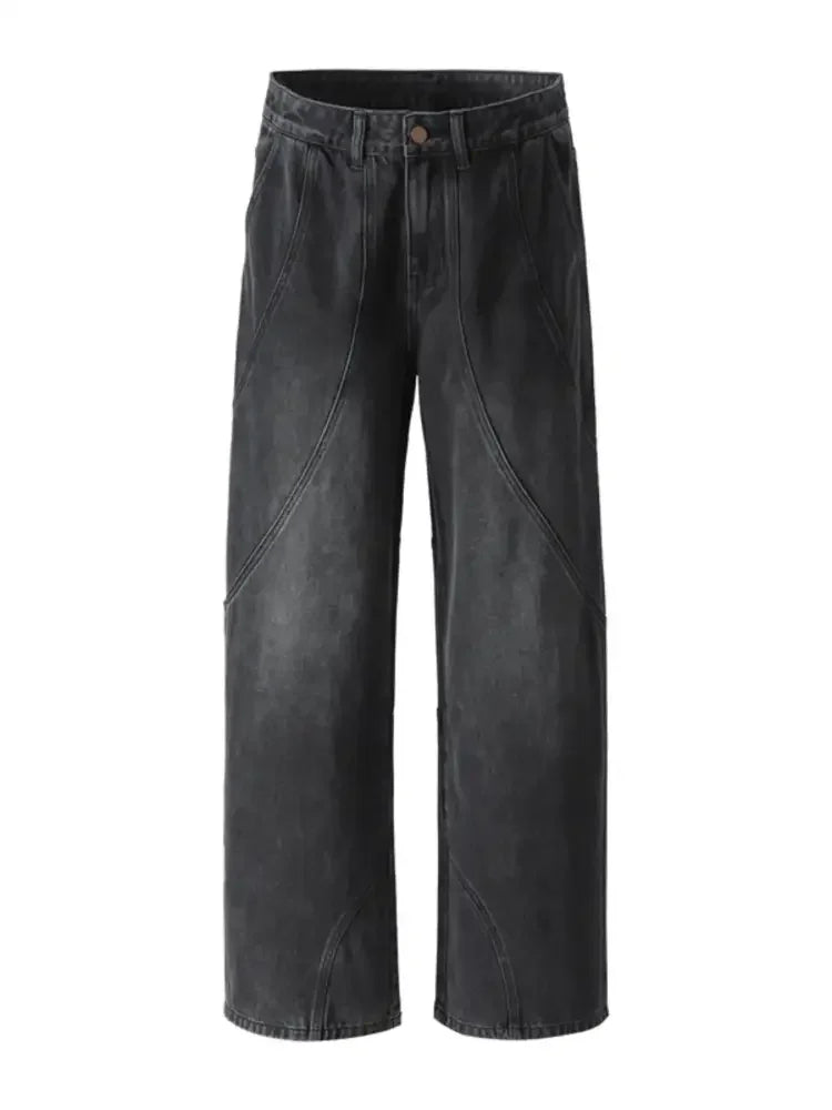 Men's Wide Leg Baggy Jeans