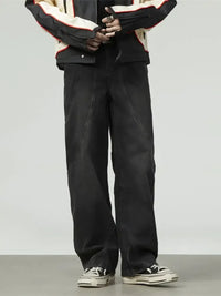 Men's Wide Leg Baggy Jeans
