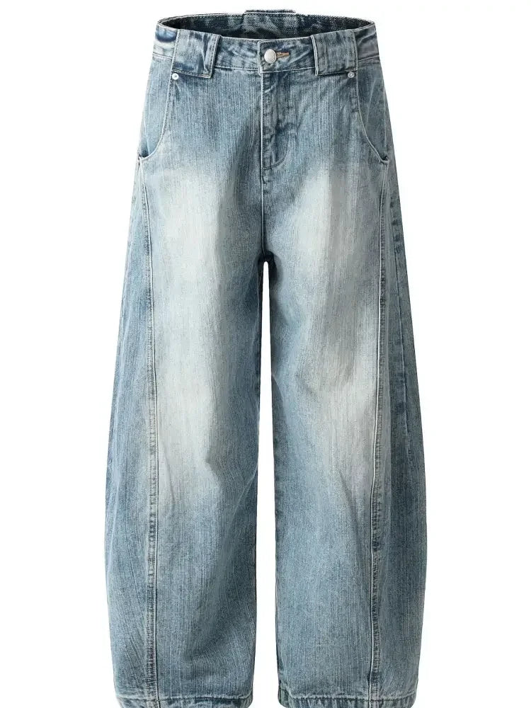 Men's Wide Leg Baggy Jeans