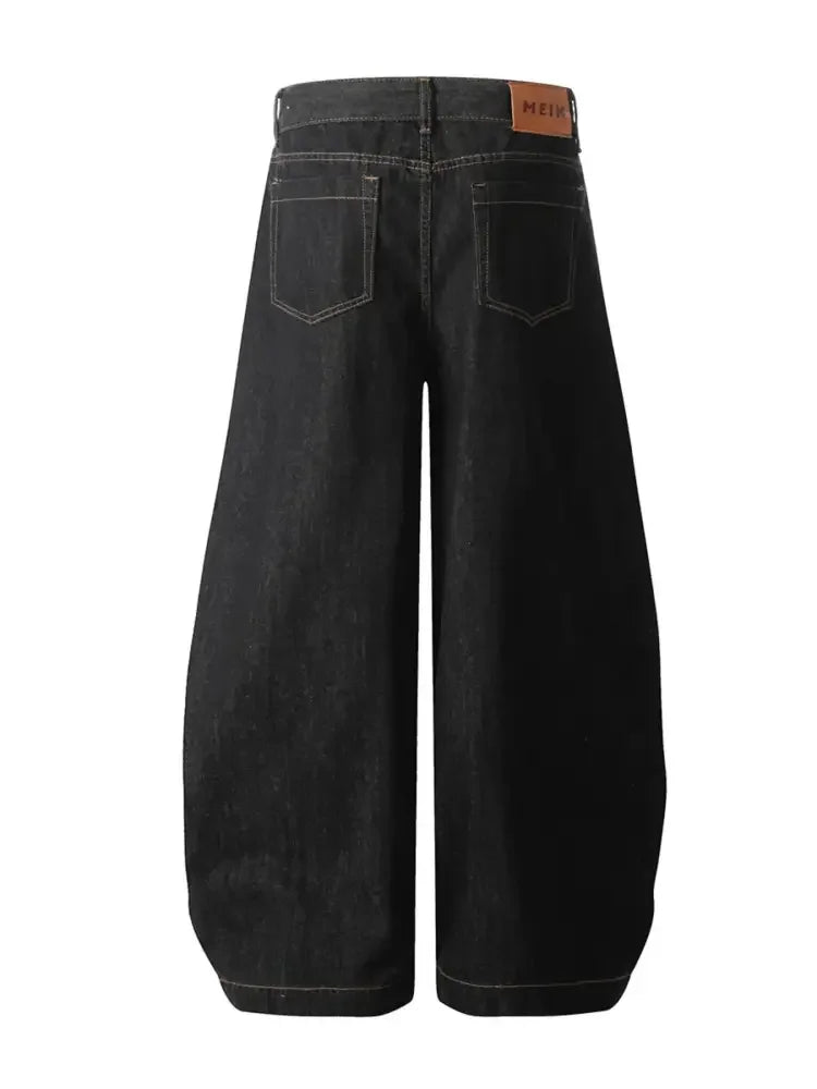Men's Wide Leg Balloon Jeans