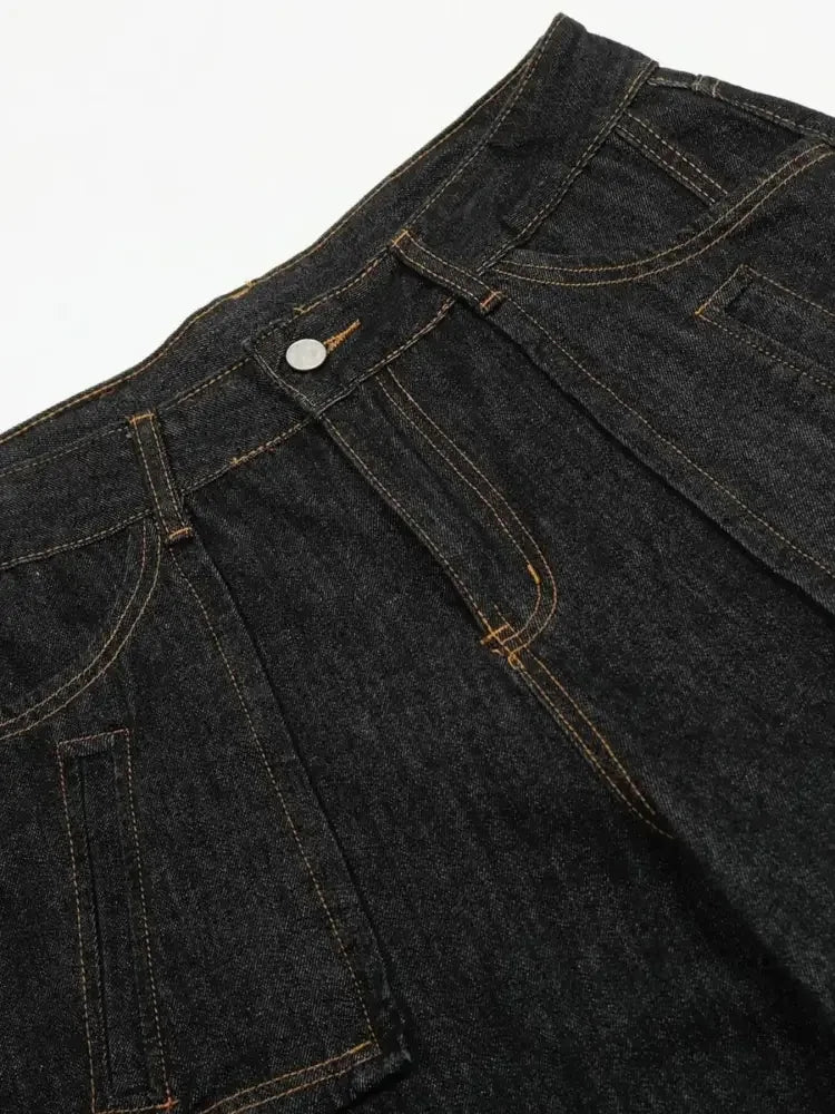 Men's Wide Leg Balloon Jeans