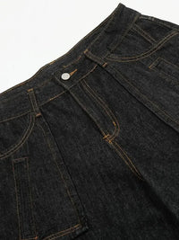 Men's Wide Leg Balloon Jeans